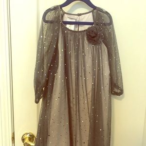 Beautiful sparkling dress.